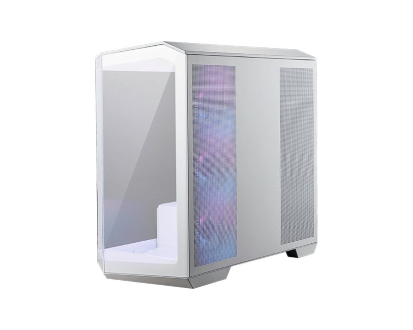 MSI MAG PANO M100R PZ WHITE Micro ATX Case, 1x USB 3.2, 2x USB 2.0, 1x Audio, 1x