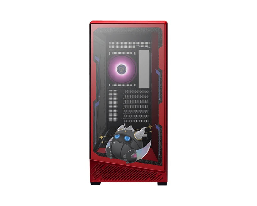 MSI PANO 130R MLG EDITION, Mid-Tower, ATX/M-ATX/ITX, 400mm GPU, 165mm CPU cooler, USB-C 20Gbps, 4 ARGB fans, 360mm rad, PSU 180mm, 7 slots, 3 SSDs