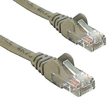 8Ware CAT5e Ethernet Patch Cable 2m — Grey, RJ45, UTP, Premium