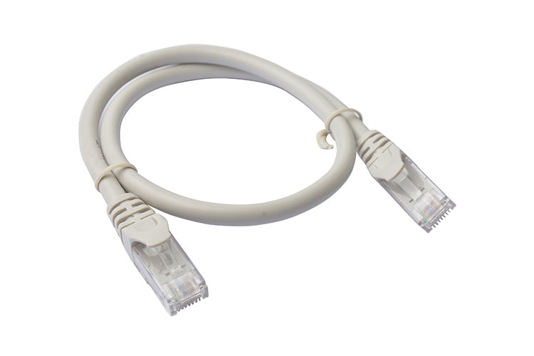8Ware CAT6A Ethernet Patch Cable 0.25m — Grey, RJ45, UTP