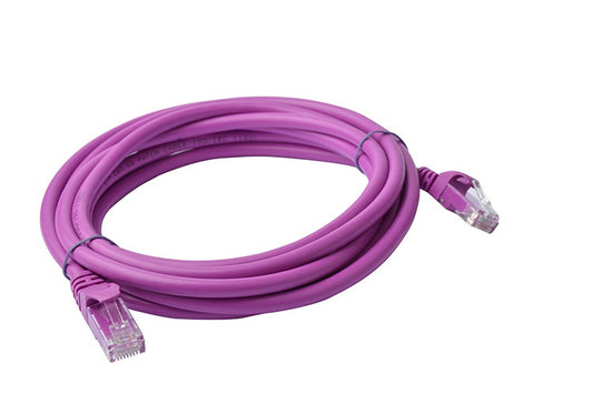 8Ware CAT6A Cable 3m - Purple Color RJ45 Ethernet Network LAN UTP Patch Cord Sna