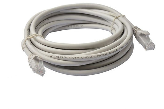 8Ware CAT6A Cable 40m - Grey Color RJ45 Ethernet Network LAN UTP Patch Cord Snag