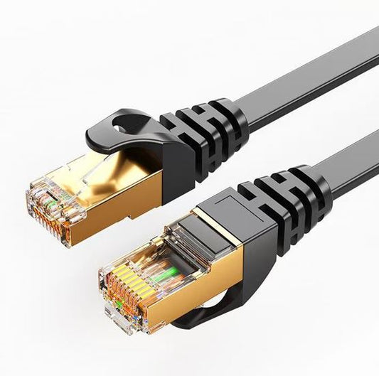 8Ware CAT7 Cable 2m - Black Color RJ45 Ethernet Network LAN UTP Patch Cord Snagl