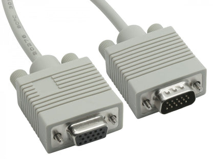 8Ware VGA Monitor Extension Cable 2m — HD15 15-Pin Male to Female