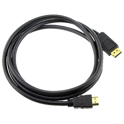 8Ware DisplayPort to HDMI Cable 2m — 20-Pin DP Male to 19-Pin HDMI Male, Gold-Plated