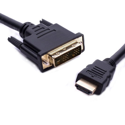 8Ware HDMI to DVI-D Adapter Converter Cable 2m — Male to Male, 30AWG, Gold-Plated