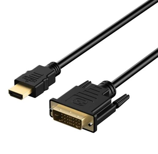 8Ware 2m HDMI to DVI-D Adapter Cable — Male to Male, 30AWG, Retail Pack