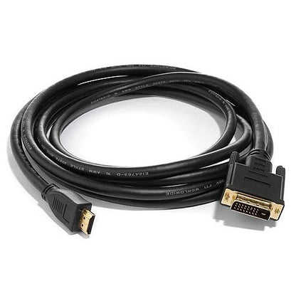 8Ware HDMI to DVI-D Adapter Converter Cable 3m — Male to Male, 30AWG, Gold-Plated