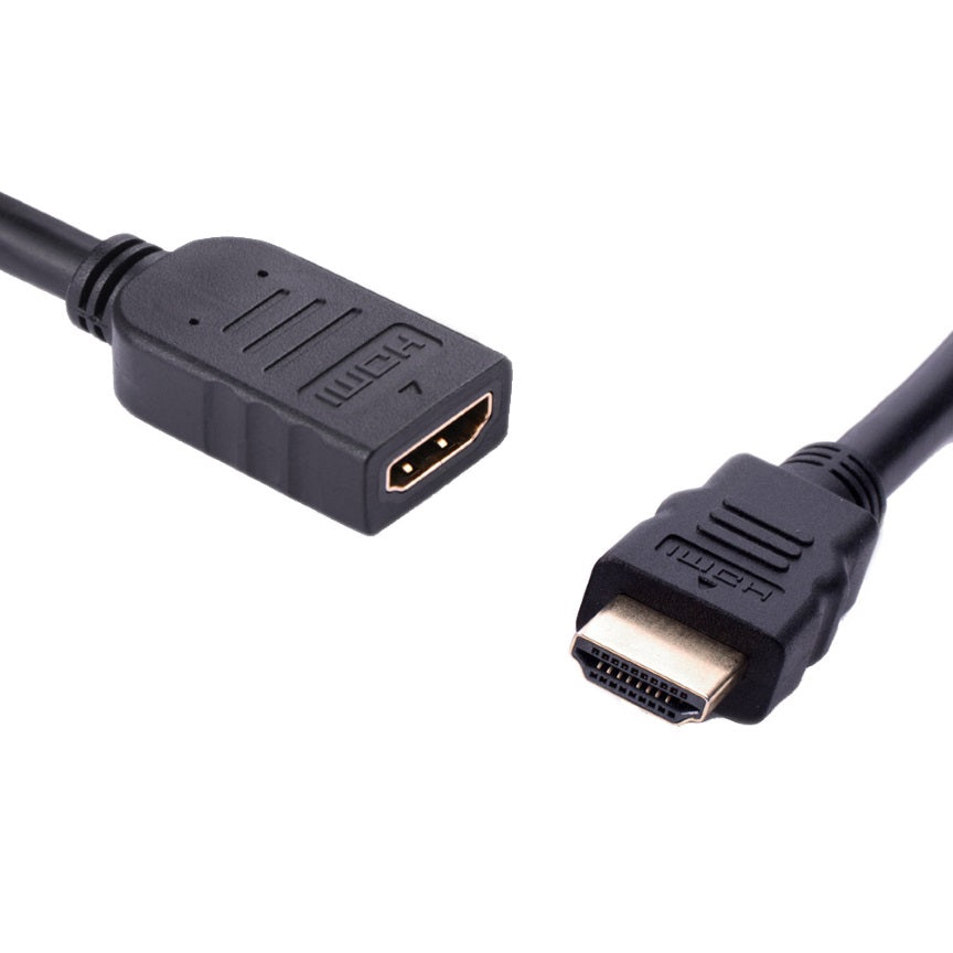 8Ware 3M HDMI Extension Cable — Male to Female, 4K@30Hz, High Speed, 30AWG