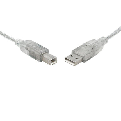 8Ware USB 2.0 Printer Cable 0.5m — USB-A to USB-B Male to Male, For HP, Canon, Dell