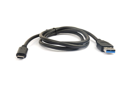 8Ware USB 3.1 Cable 1m Type-C to A Male to Male Black 10Gbps