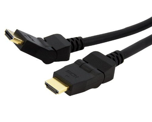 Astrotek HDMI Cable 2m - v1.4 19 pins Type A Male to Male 180 Degree Swivel Type