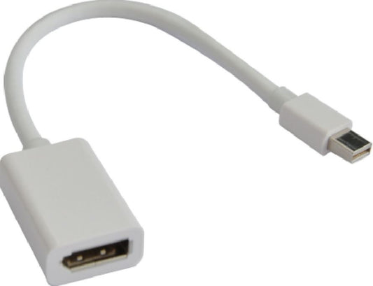Astrotek Mini DisplayPort to DisplayPort Adapter — 20-Pin Male to Female Converter