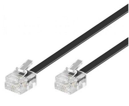 Astrotek Telephone 2m extension cable 6p4c Plug/Plug ,with 2xRJ11 6P4c Plugs, Bl