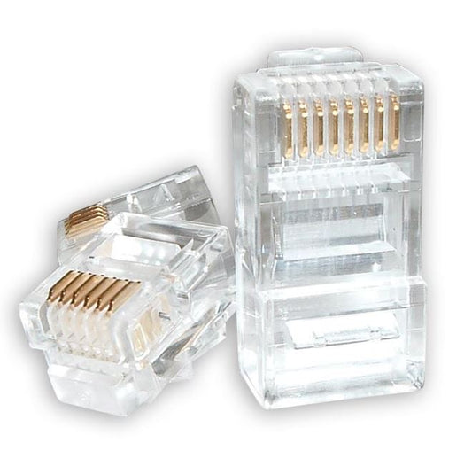 Astrotek RJ45 Modular Plug — 8P8C, CAT5e, LAN Network Ethernet Crimp Connector