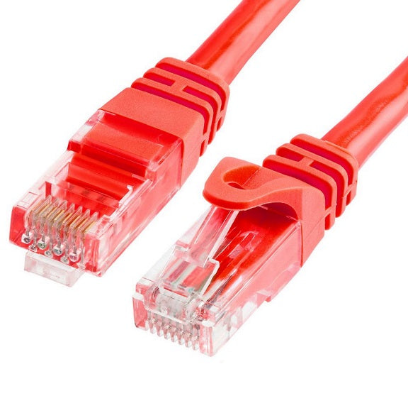Astrotek CAT6 Ethernet Patch Cable 5m — Red, RJ45, UTP, Premium