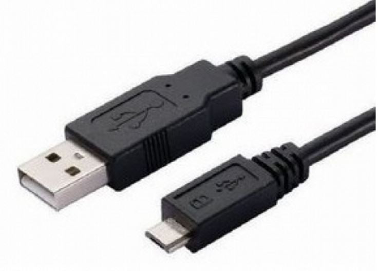Astrotek USB to Micro USB Cable 2m — Type A Male to Micro Type B Male, Black