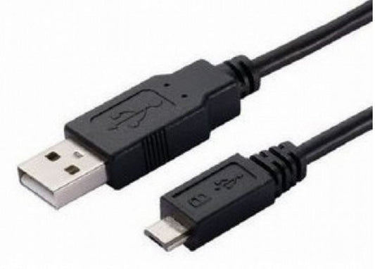 Astrotek USB to Micro USB Cable 2m — Type A Male to Micro Type B Male, Black