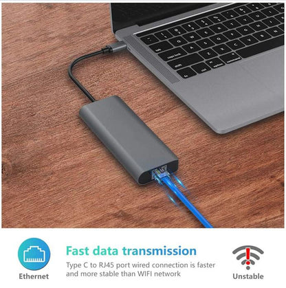 Astrotek USB-C Dock 6-in-1 Multiport Hub/Docking Station with 60W Power 1xHDMI 4