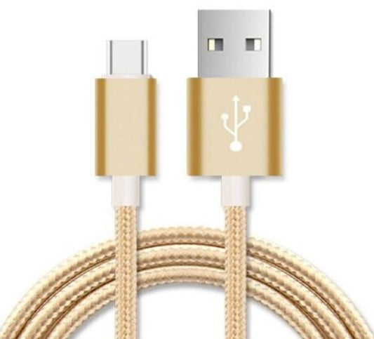 Astrotek Micro USB Data Sync & Charger Cable 1m — Gold, For Samsung, HTC, Motorola, Nokia & More