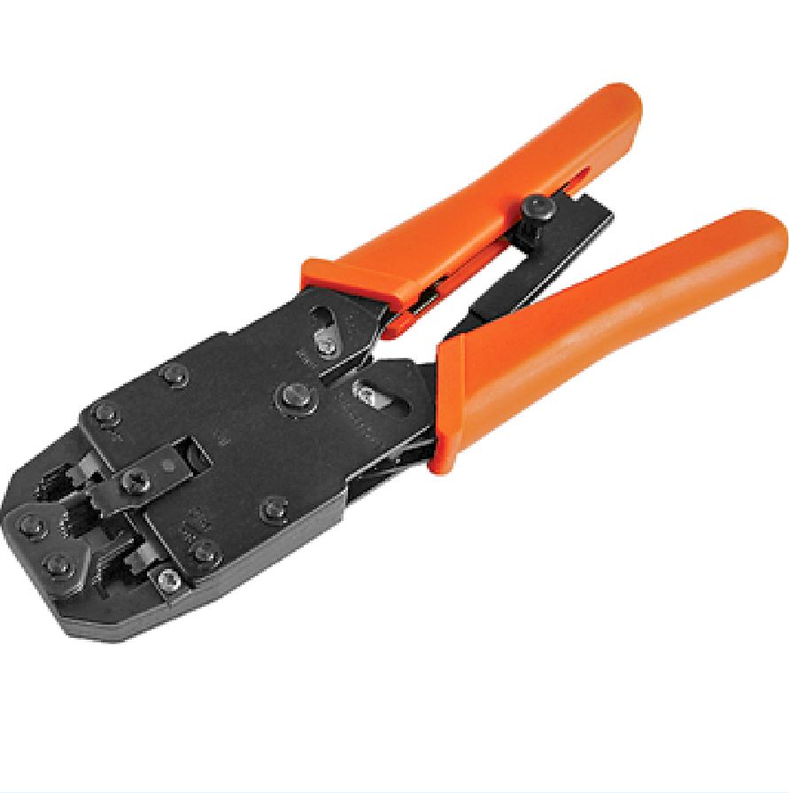 Astrotek RJ45 / RJ12 / RJ11 Crimper Tool — 8-Pin, 6-Pin, 4-Pin, Cut & Strip