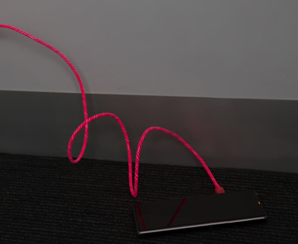 Astrotek LED Light-Up Flowing Micro USB Charger & Data Cable 1m — Pink