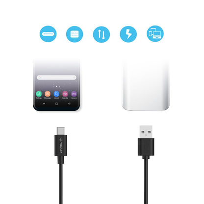 mbeat Prime USB-C to USB-A 2.0 Charge & Sync Cable 1m — High Quality, 480Mbps