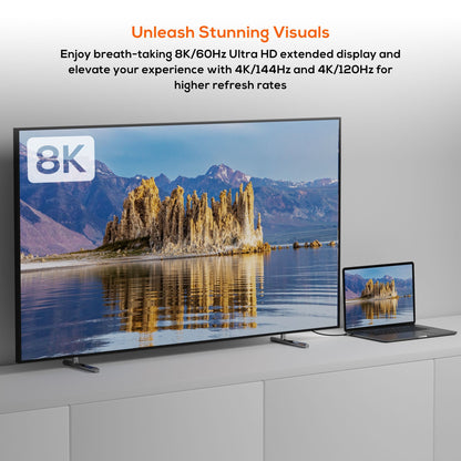 mbeat Tough Link 8K 1.8m USB-C to HDMI Cable  Host Interface: USB-C Output Inter