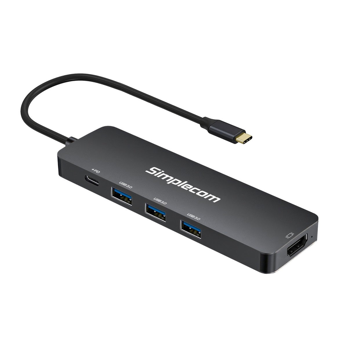 Simplecom CH545 USB-C 5-in-1 Multiport Adapter Docking Station with 3-Port USB 3