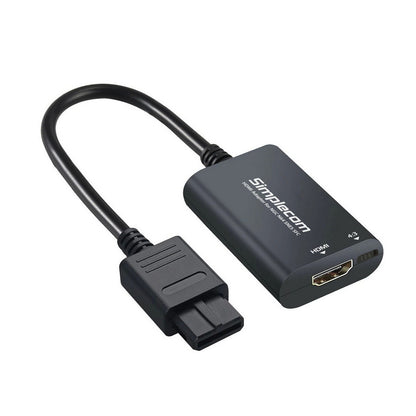 Simplecom CM461 HDMI Adapter Composite AV to HDMI Converter for Nintendo NGC N64