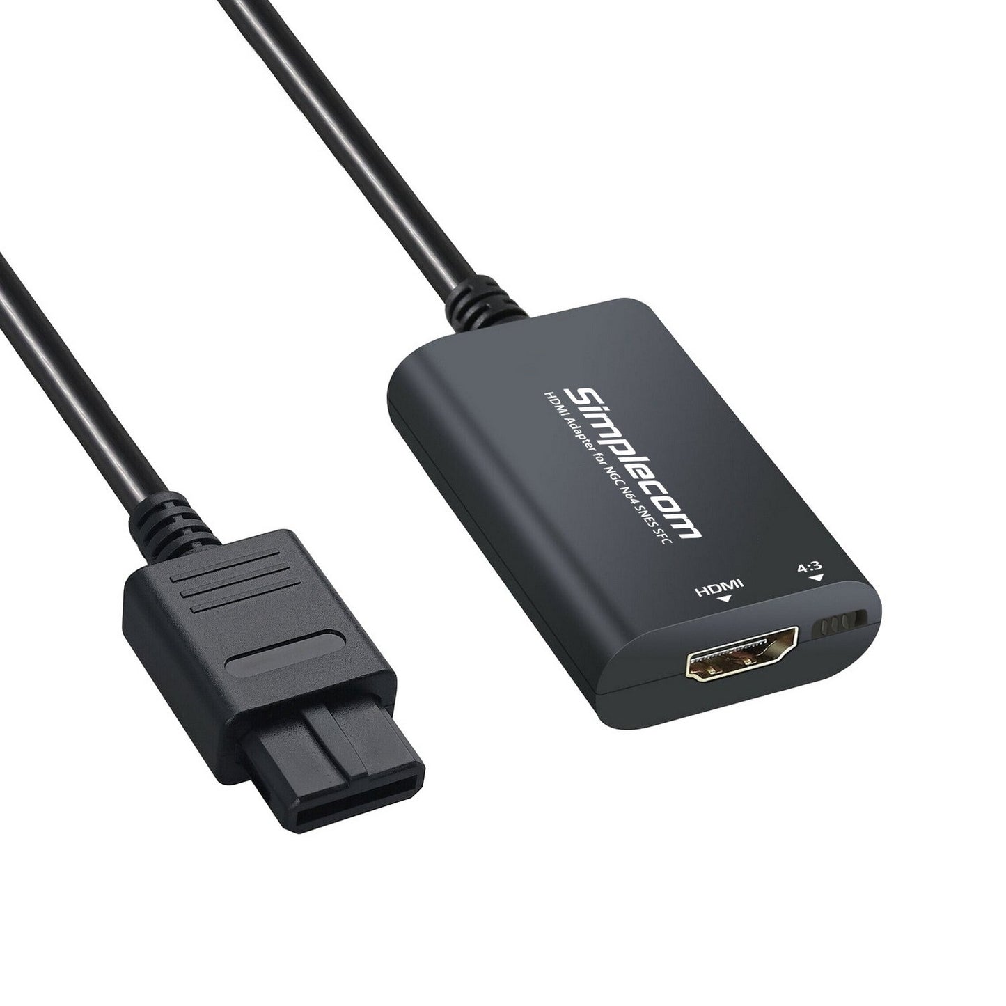 Simplecom CM461 HDMI Adapter Composite AV to HDMI Converter for Nintendo NGC N64