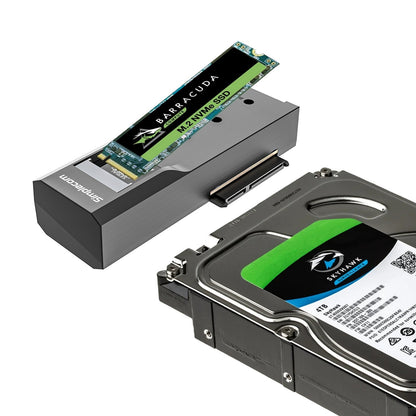 Simplecom SA536 USB to M.2 and SATA 2-IN-1 Adapter for 2.5'/3.5' HDD & NVMe/SATA