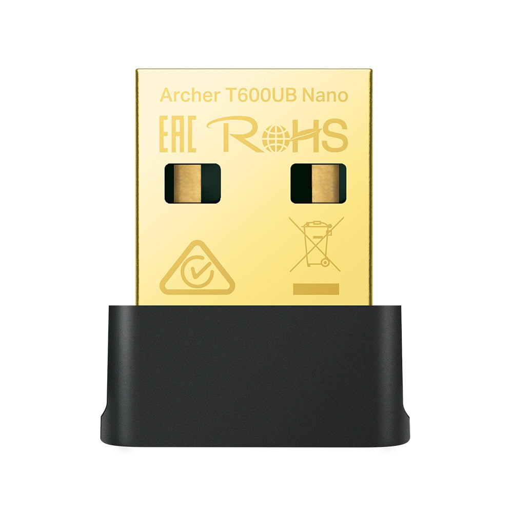 TP-Link Archer T600UB Nano AC600 Nano Wi-Fi Bluetooth USB Adapter, Up to 600Mbps