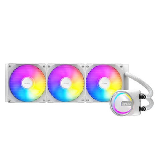 Antec Skeleton 360 ARGB-WHITE, All-in-One Liquid Cooler, 360mm, PWM ARGB fans, 2000RPM, 72.29CFM, â‰¤32dB, Intel/AMD support, aluminum radiator, 3Y wty
