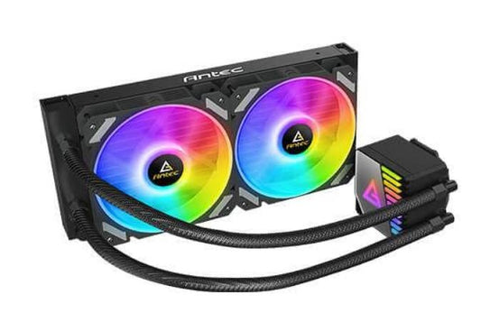 Antec SYMPHONY 240mm ARGB Advanced Liquid CPU Cooler, PWM Fan, PTFE Tubing, LGA 115x, 1200, 2011-v3, 2066, AM4, AM5, 3 Yrs Warranty (LS)