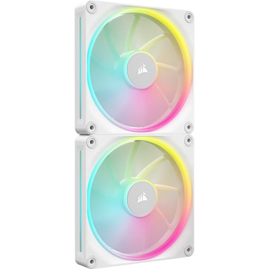 Corsair iCUE LINK LX140 RGB 140mm PWM Dual Fans Starter Kit - White, STATIC PRESSURE Flow Tupe, 2000 RPM, 84.7 CFM, 36 dBA