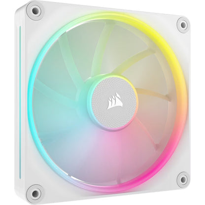 Corsair iCUE LINK LX140 RGB 140mm PWM Dual Fans Starter Kit - White, STATIC PRESSURE Flow Tupe, 2000 RPM, 84.7 CFM, 36 dBA