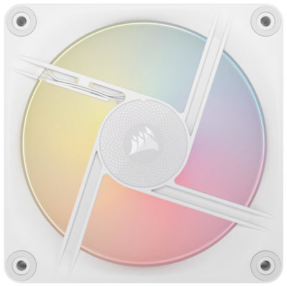 Corsair iCUE LINK LX120â€‘R RGB 120â€¯mm PWM Reverse Fan Expansion Single Pack â€“ White: 66.7â€¯CFM, 2400â€¯RPM, 37.7â€¯dBA, 0.4â€¯A,Static Pressure, Magnetic Dome