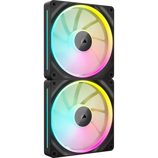Corsair iCUE LINK LX140 RGB 140mm PWM Fans Starter Kit, LX Series, STATIC PRESSURE Flow Type, 2000 RPM, 84.7 CFM, 36 dBA, 5 Years Warranty