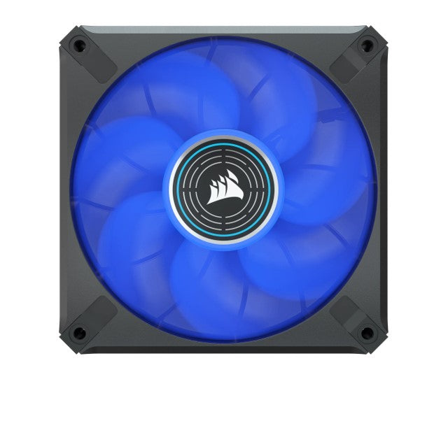 Corsair ML ELITE Series, ML120 LED ELITE WHITE, 120mm Magnetic Levitation Blue LED Fan with AirGuide, Single Pack(LS)