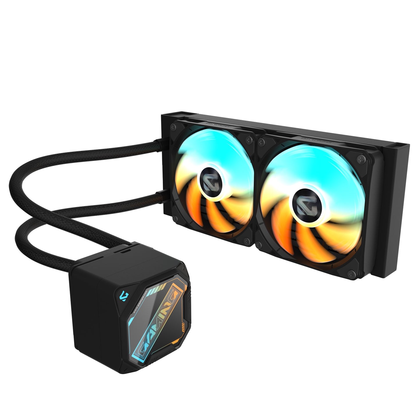 GIGABYTE GAMING 240 all-in-one liquid cooler, Intel 1851 / 1700 / 115X / 1200, AMD AM5 / AM4, Color Black