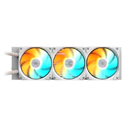 GIGABYTE GAMING 360 ICE all-in-one liquid cooler, Intel 1851 / 1700 / 115X / 1200, AMD AM5 / AM4, Color ICE