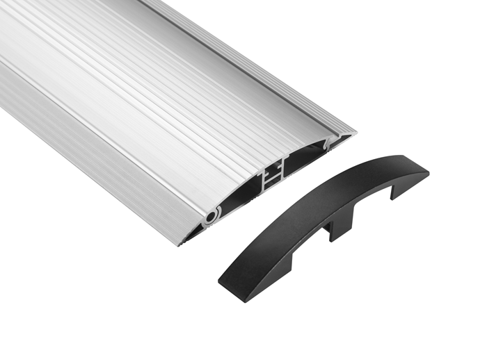 Brateck Aluminum Floor Cable Cover - 1104x139mm Material:Aluminum,ABS Dimensions