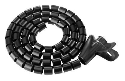 Brateck 15mm/0.59' Diameter Coiled Tube Cable Sleeve Material Polyethylene(PE) D