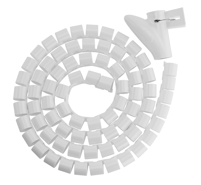 Brateck 25mm/1' Diameter Coiled Tube Cable Sleeve Material Polyethylene(PE) Dime