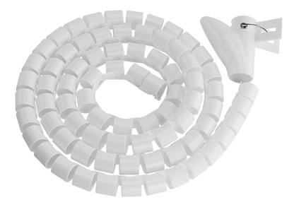 Brateck 25mm/1' Diameter Coiled Tube Cable Sleeve Material Polyethylene(PE) Dime