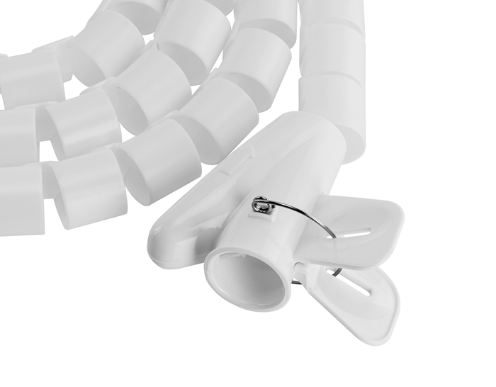 Brateck 25mm/1' Diameter Coiled Tube Cable Sleeve Material Polyethylene(PE) Dime