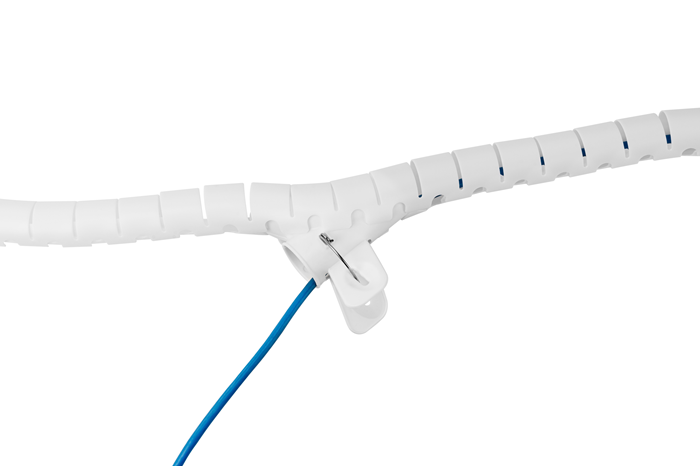Brateck 30mm/1.2' Diameter Coiled Tube Cable Sleeve   Material Polyethylene(PE)