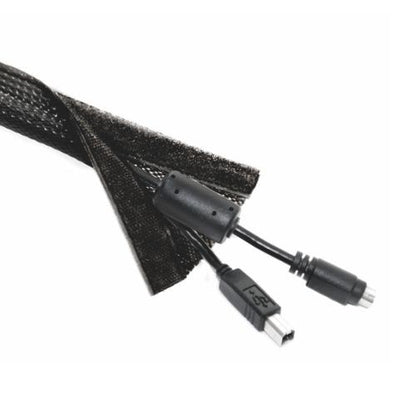 Brateck Flexible Cable Wrap Sleeve with Hook and Loop Fastener (135mm/5.3' Width