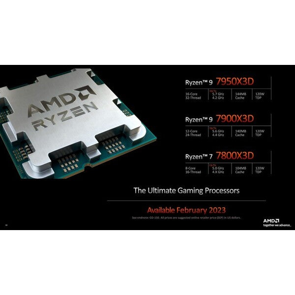 AMD Ryzen 7 7800X 3D, without cooler (AM5) (Ryzen7000) (AMDCPU)
